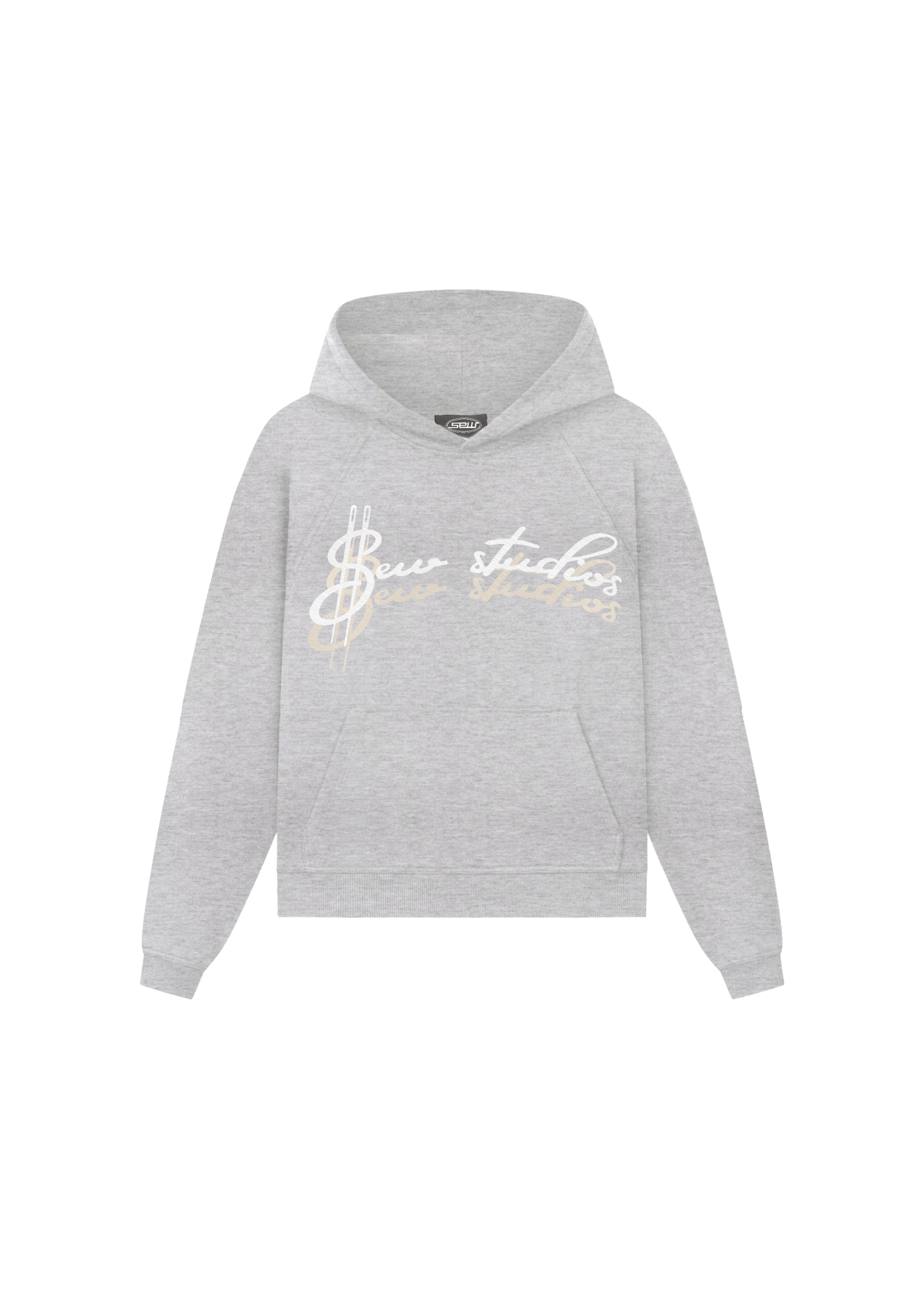 OG LOGO HOODIE GREY MELANGE