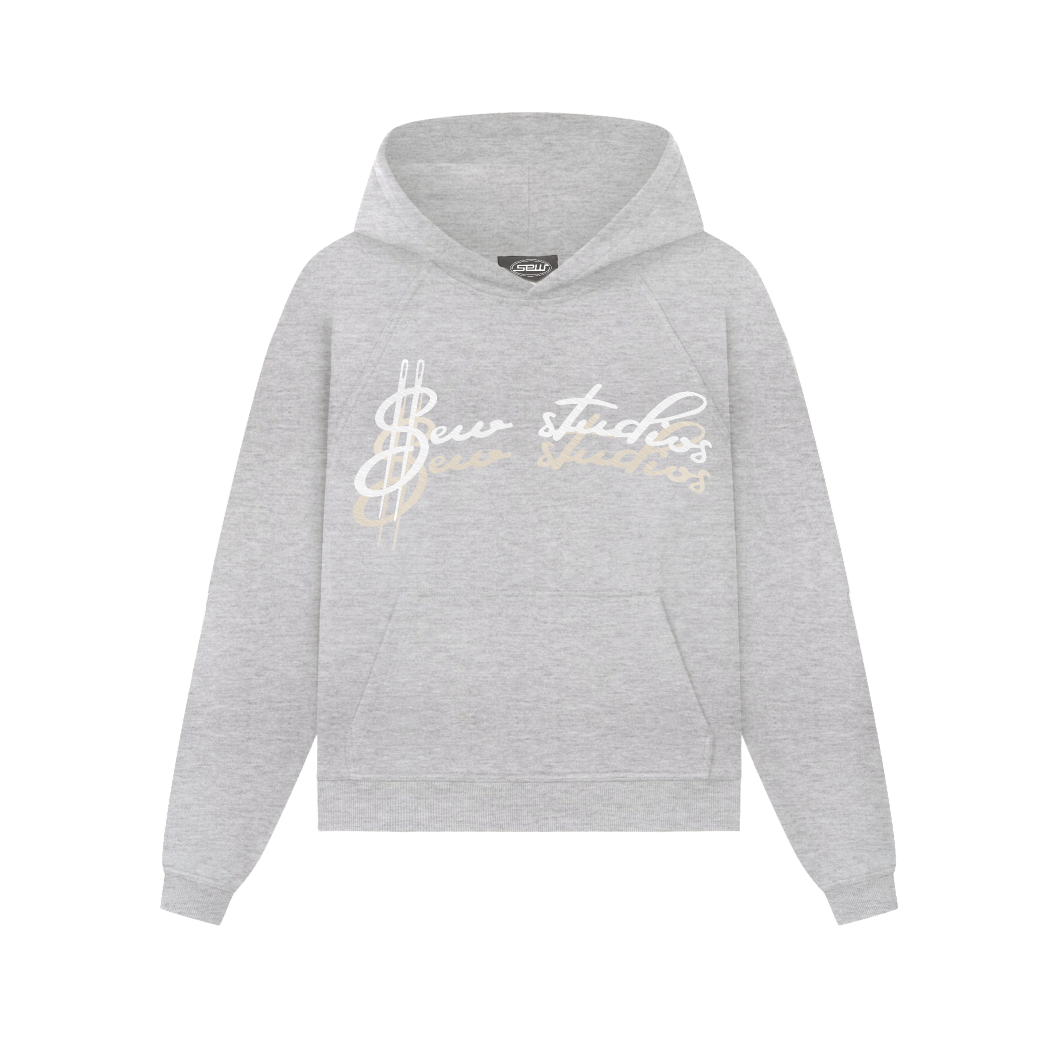 OG LOGO HOODIE GREY MELANGE