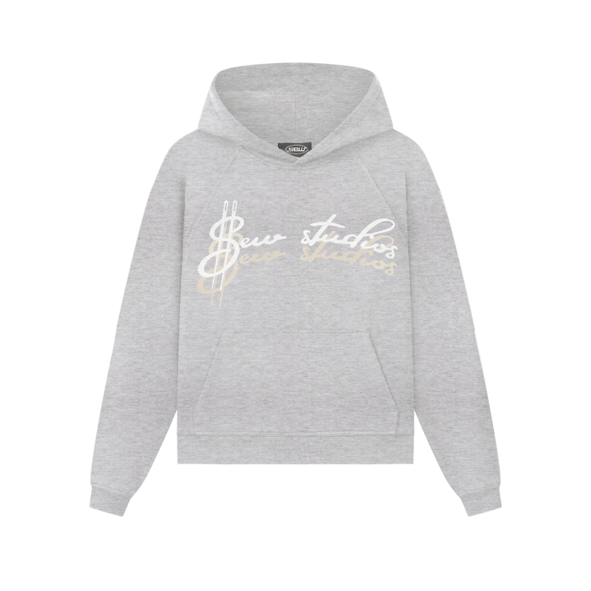 OG LOGO HOODIE GREY MELANGE