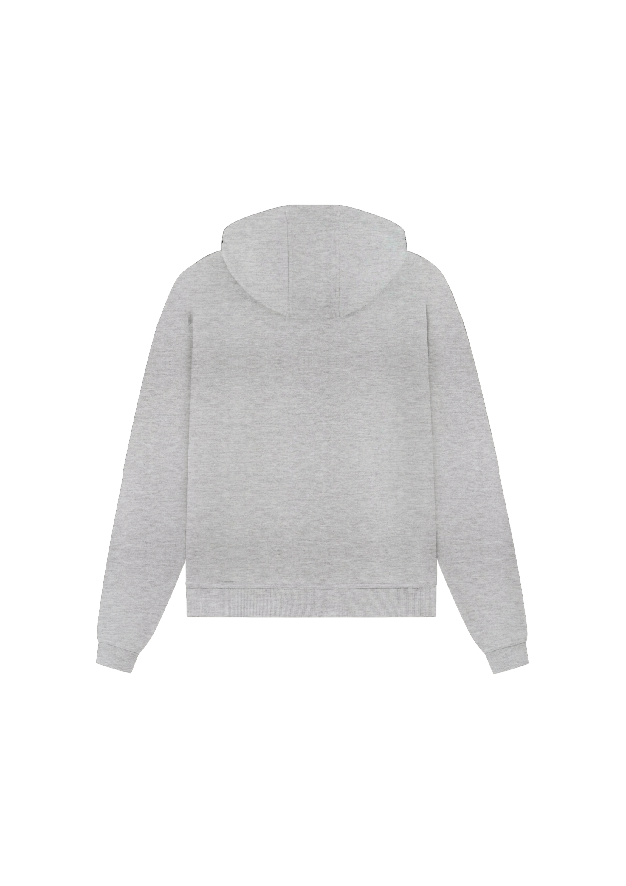 ZIP HOODIE GREY MELANGE