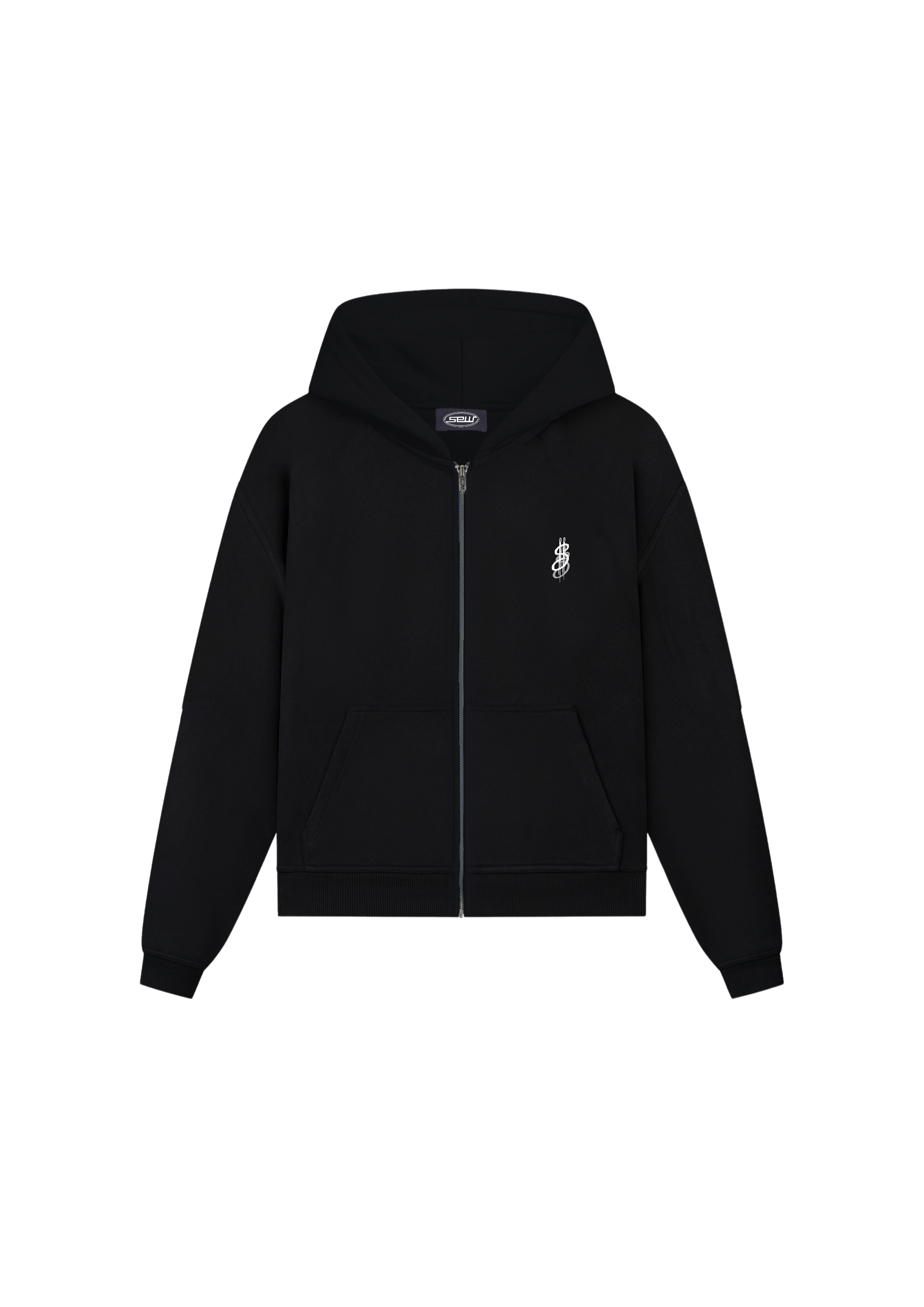 ZIP HOODIE BLACK
