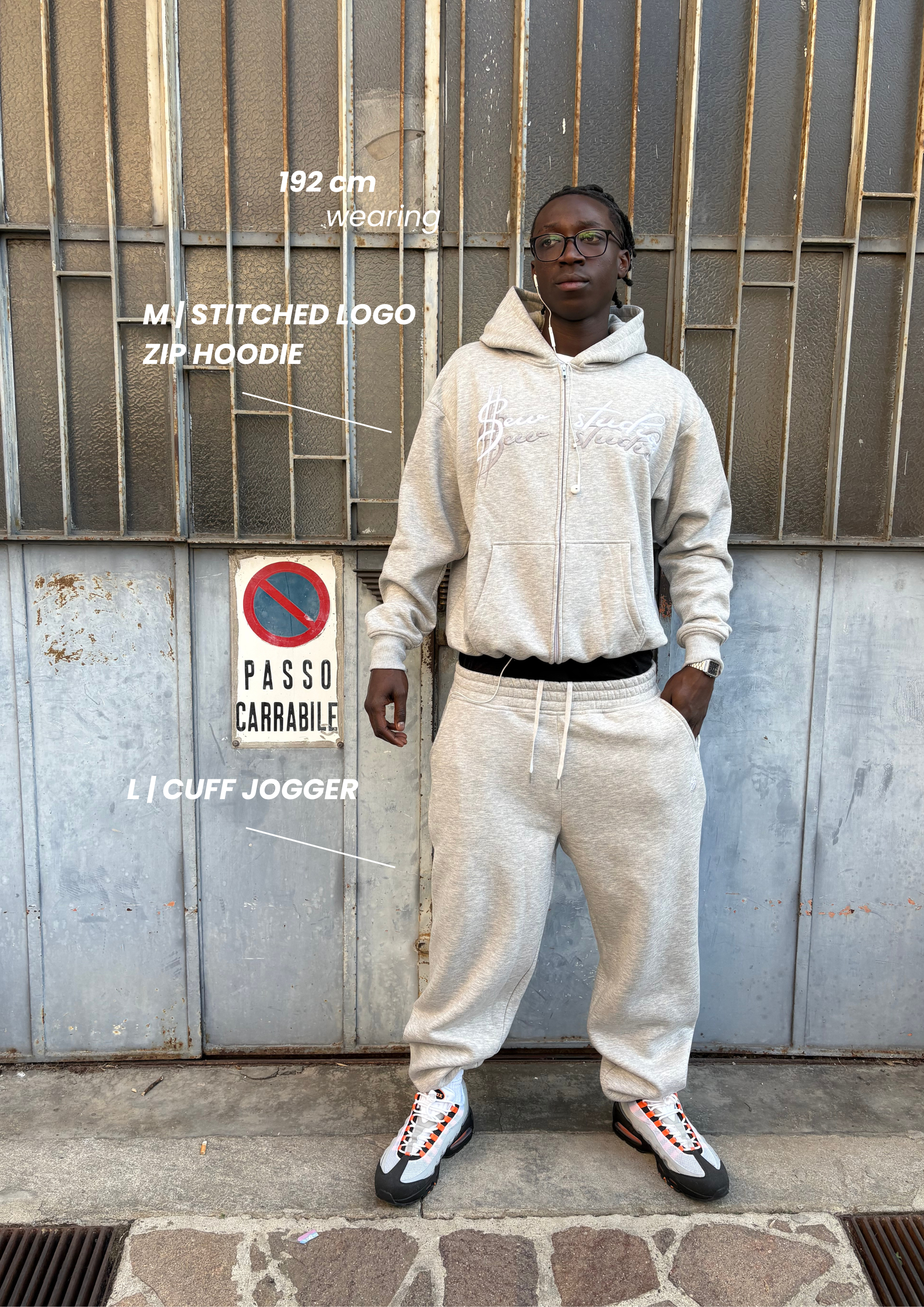 CUFF JOGGER GREY MELANGE