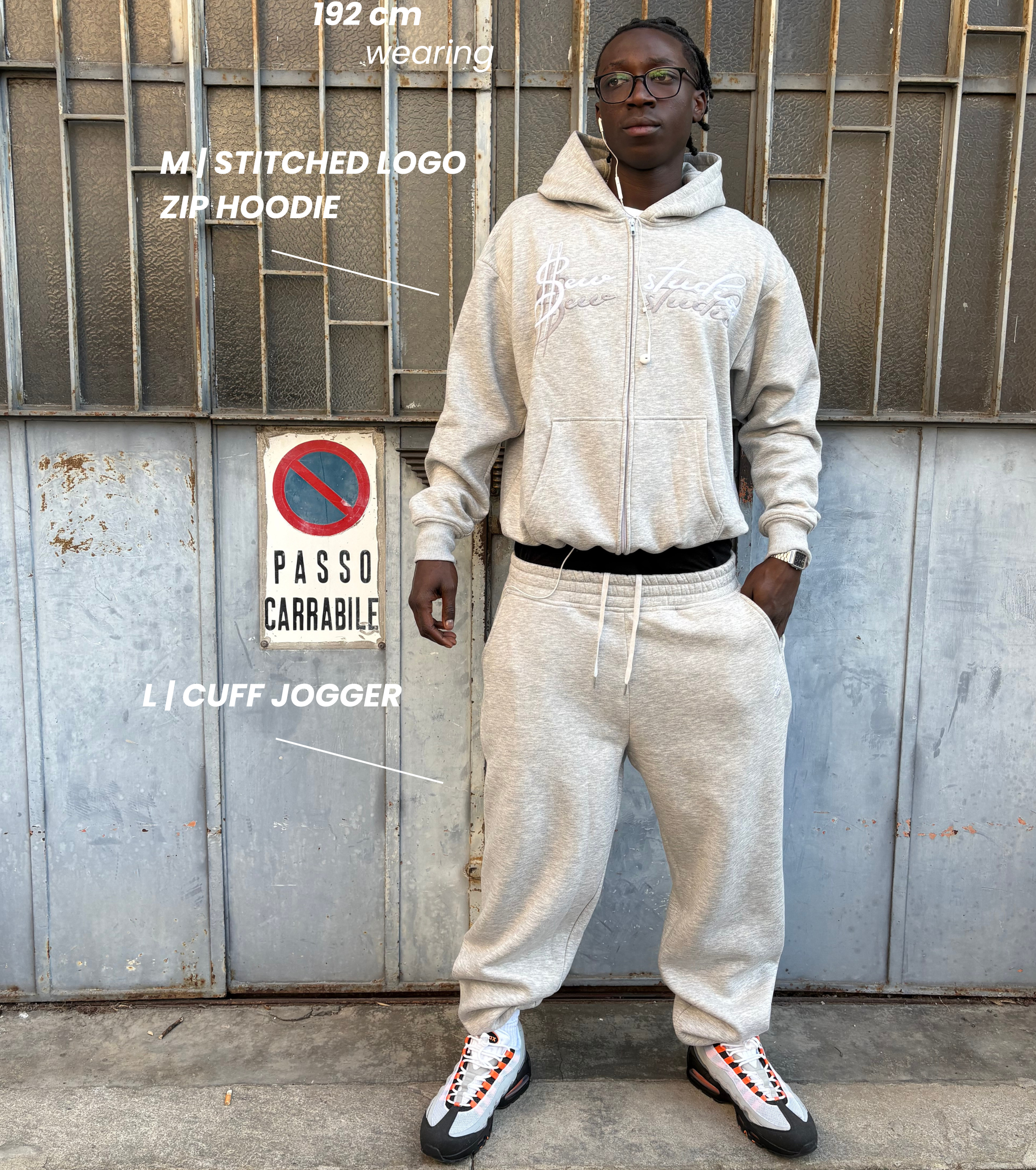 CUFF JOGGER GREY MELANGE