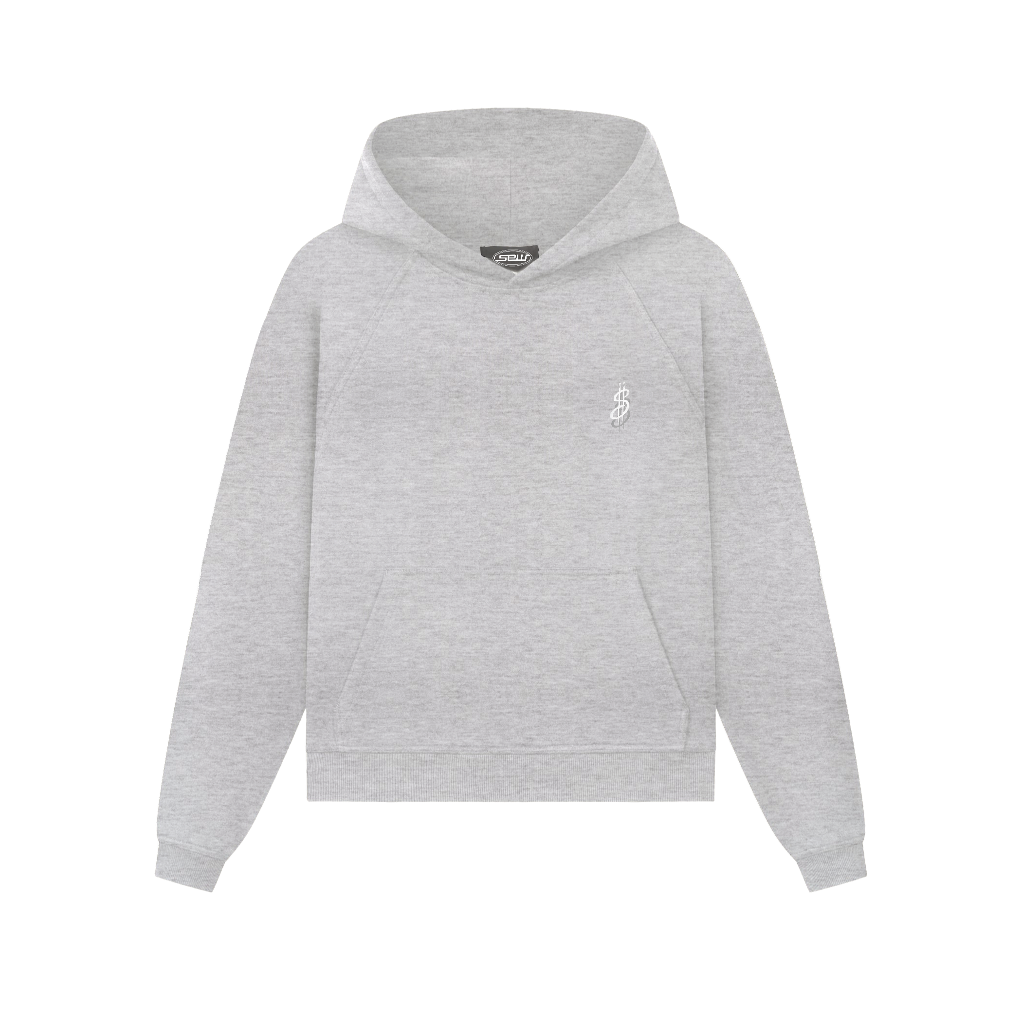HOODIE GREY MELANGE