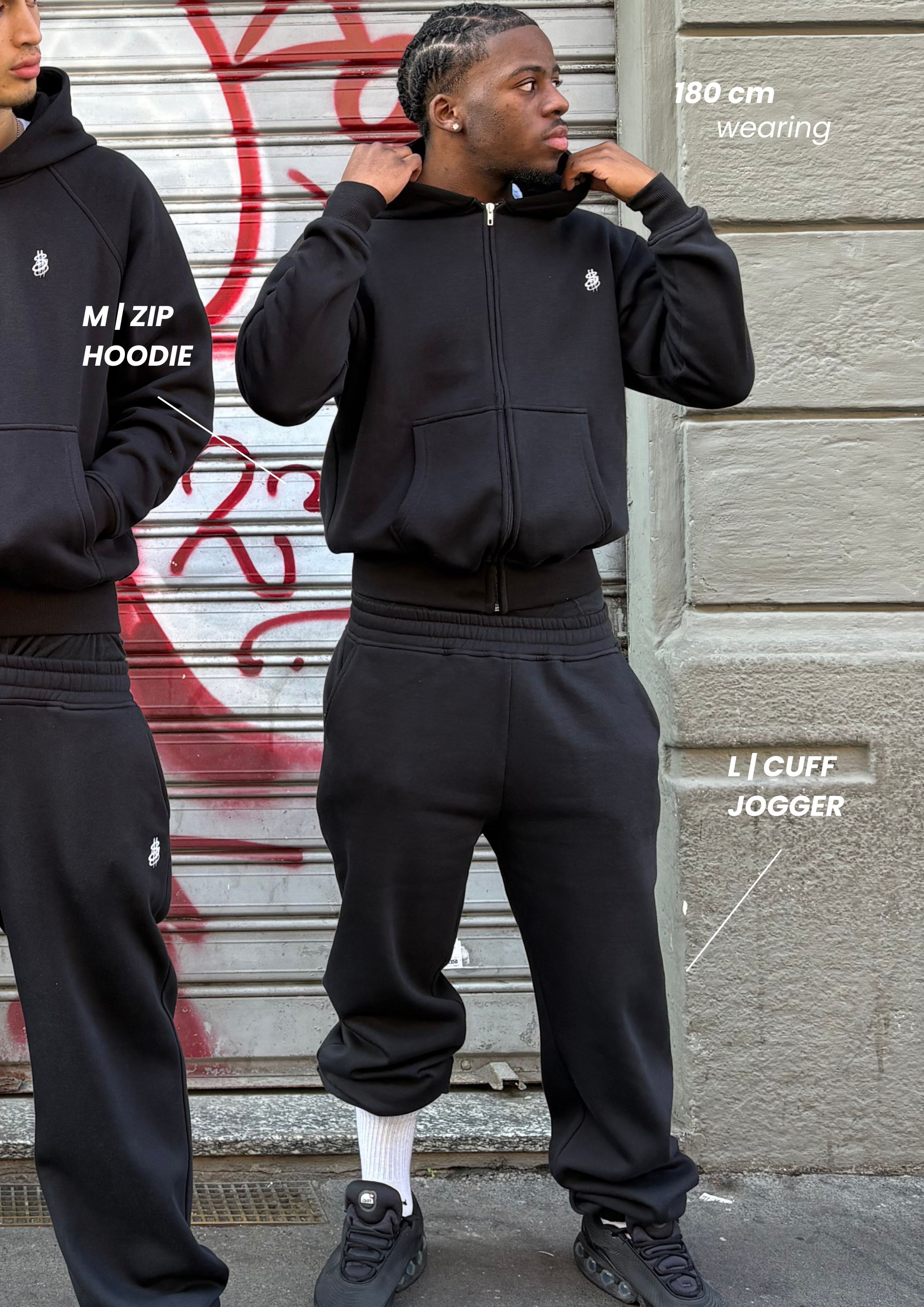 CUFF JOGGER BLACK