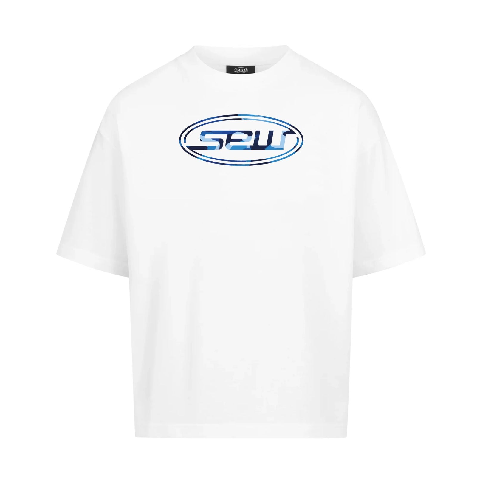 CAMO LOGO SHIRT BLUE