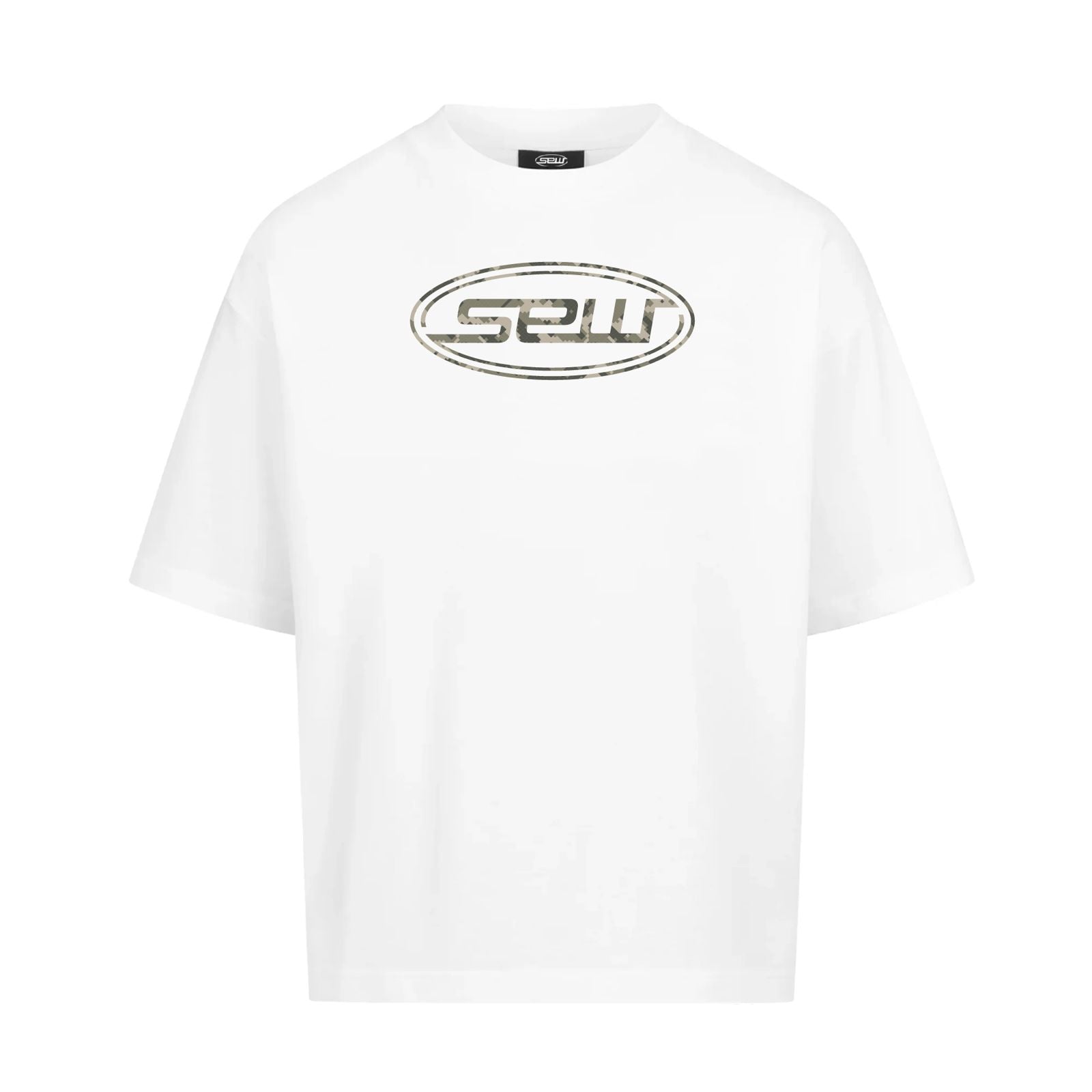 CAMO LOGO SHIRT WHITE