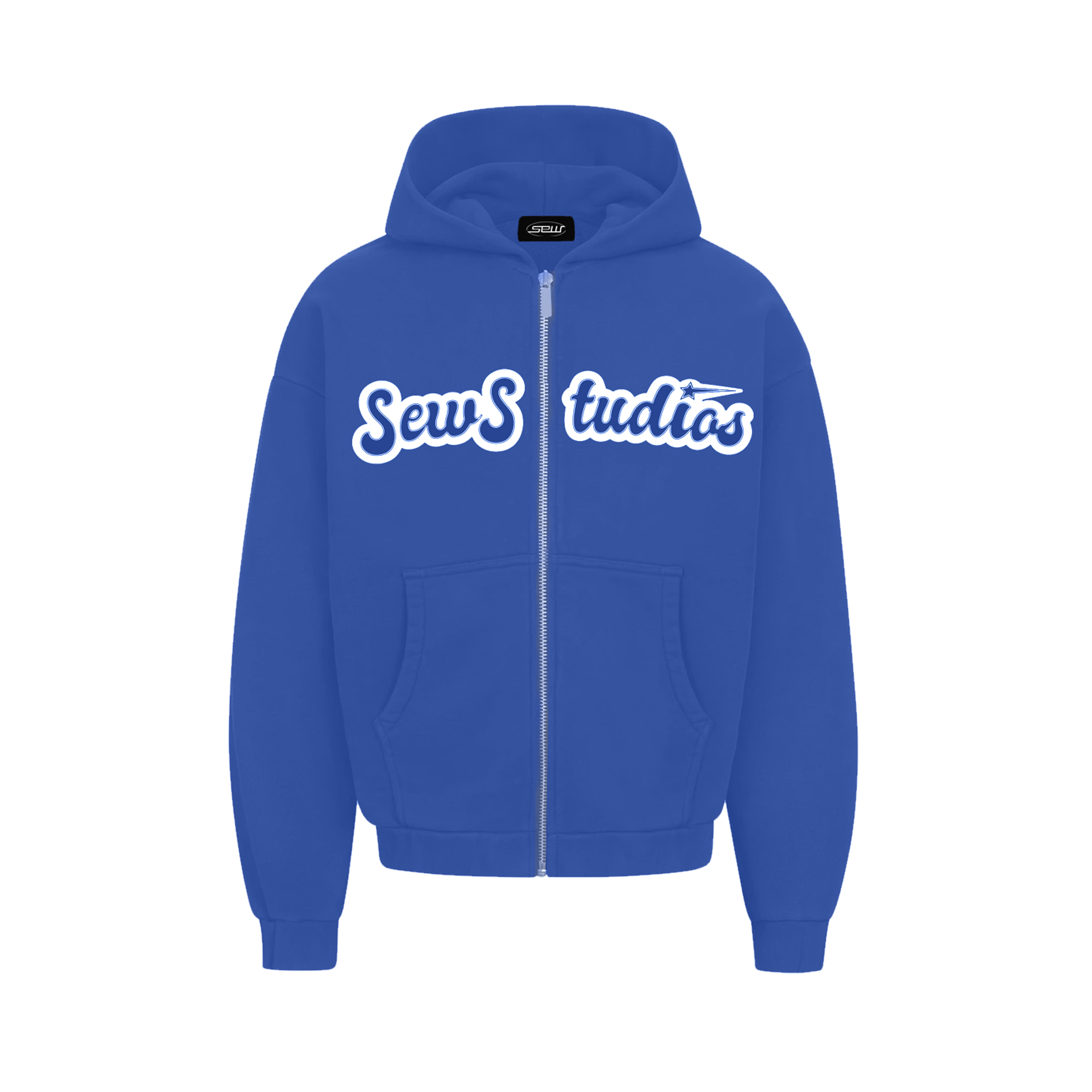 HEAVY BLUE ZIP-HOODIE