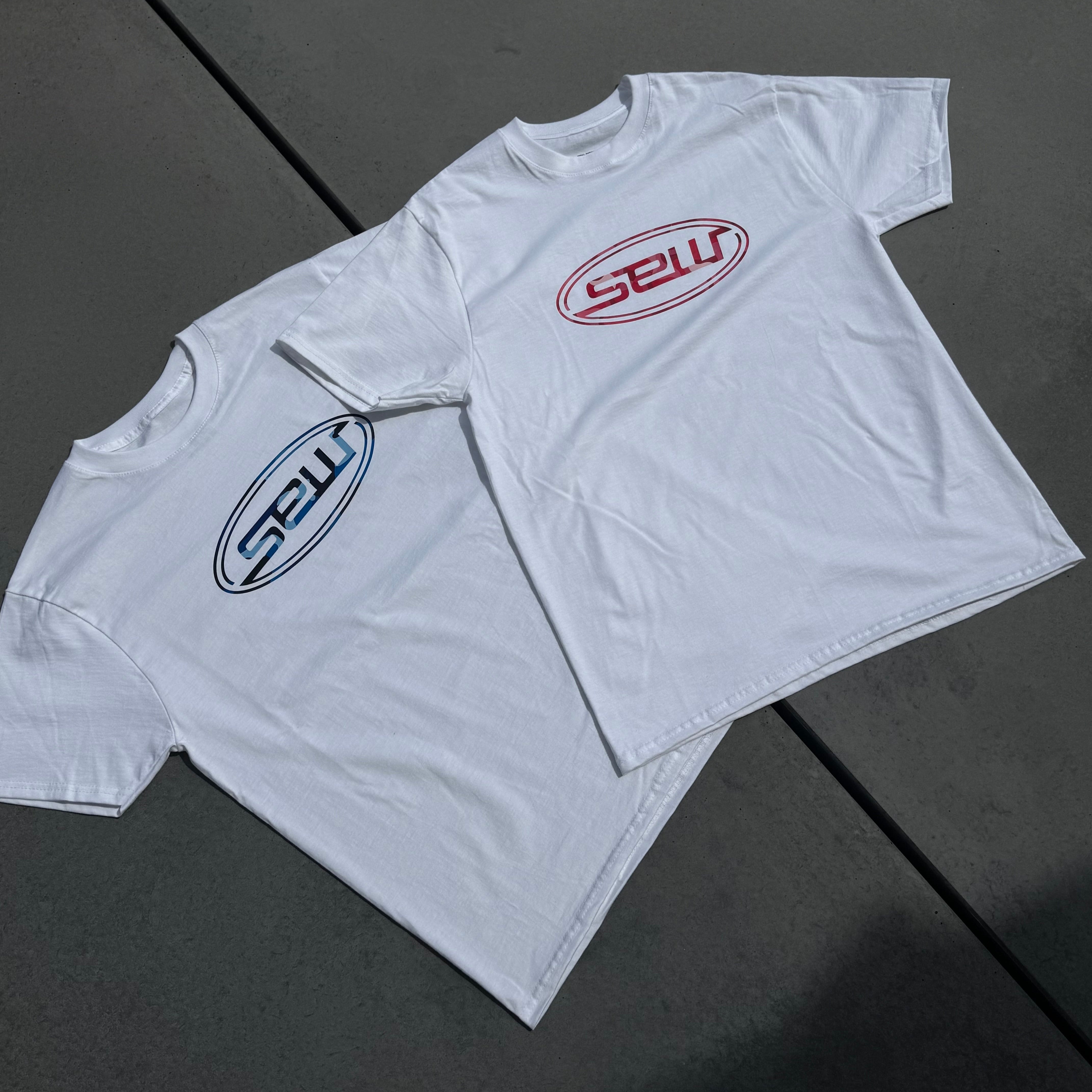 CAMO LOGO SHIRT BLUE