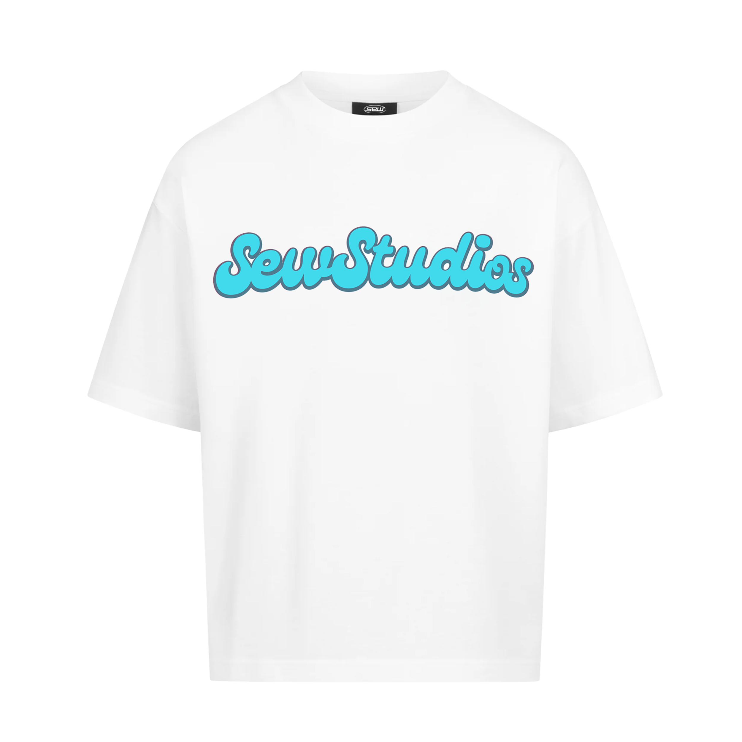 BABYBLUE PUFFPRINT SHIRT