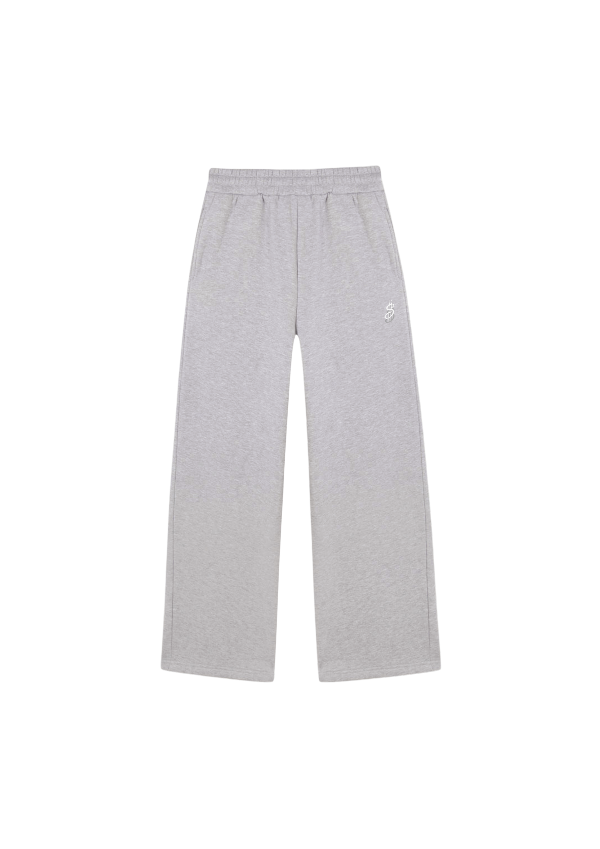 OPEN LEG JOGGER GREY MELANGE