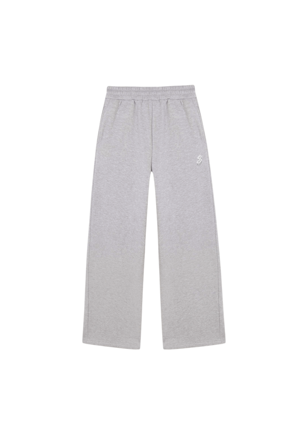 OPEN LEG JOGGER GREY MELANGE