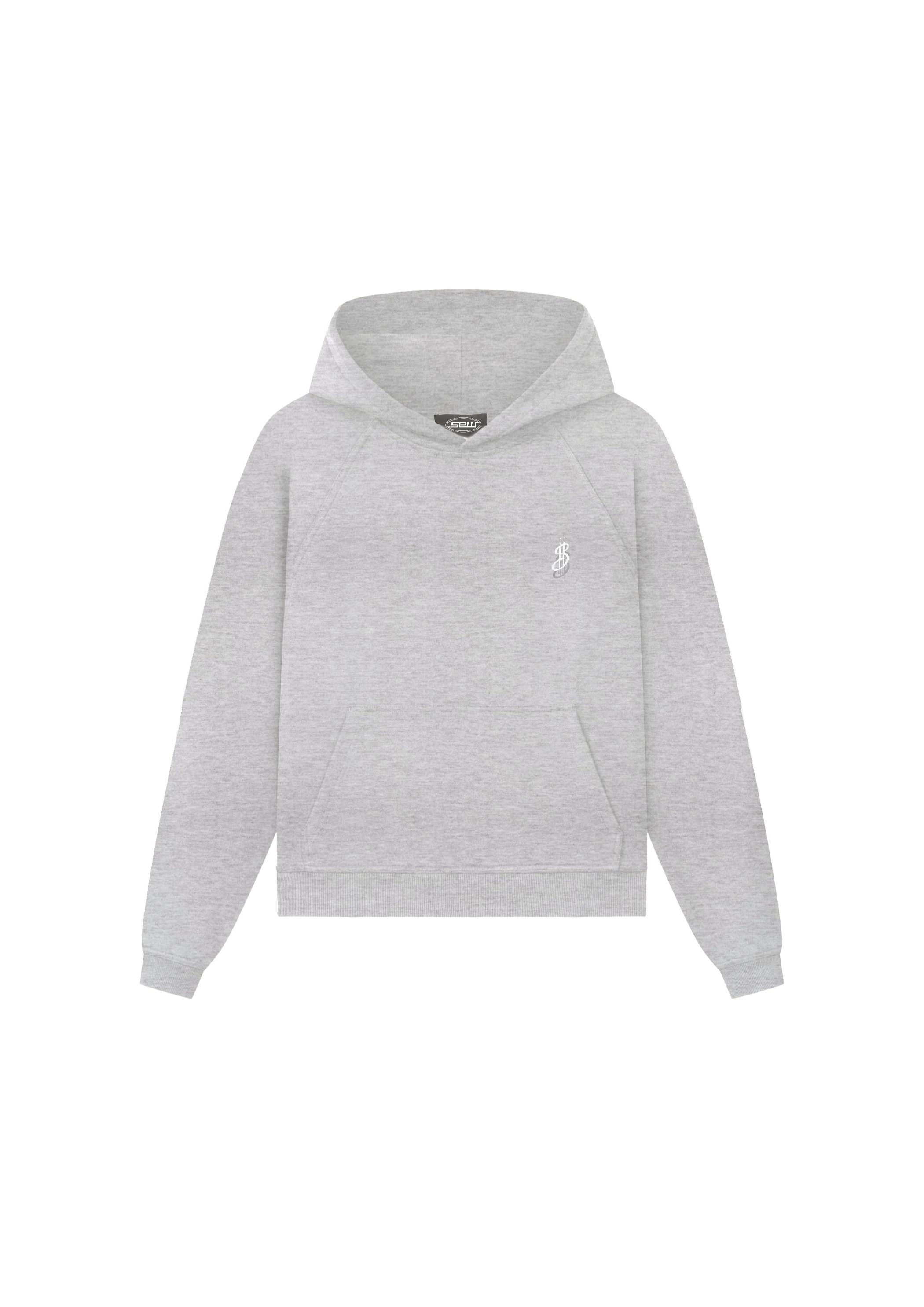 HOODIE GREY MELANGE