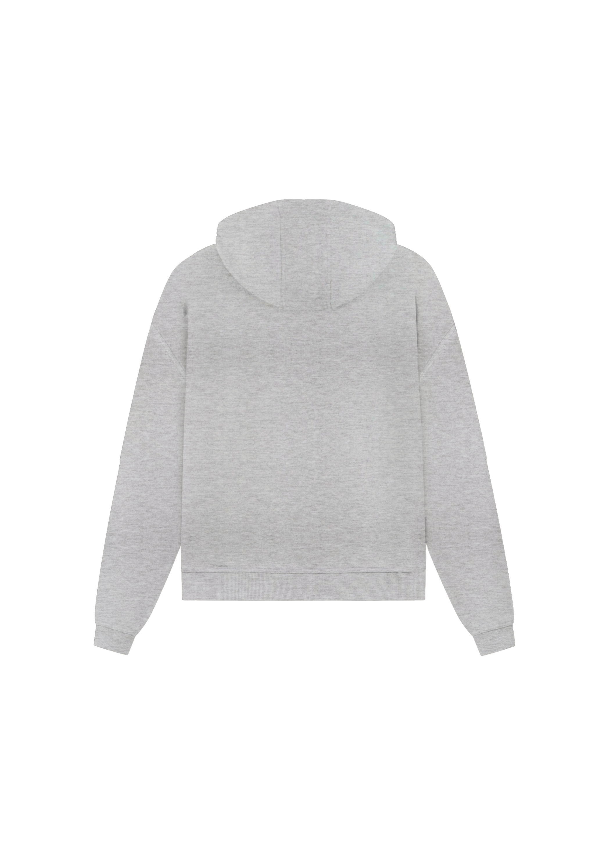 OG LOGO ZIP HOODIE GREY MELANGE