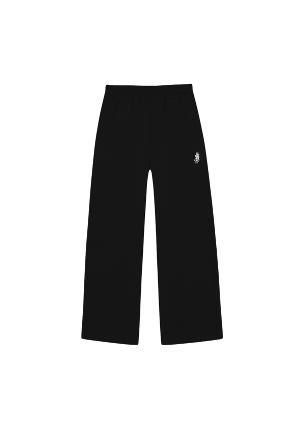 OPEN LEG JOGGER BLACK