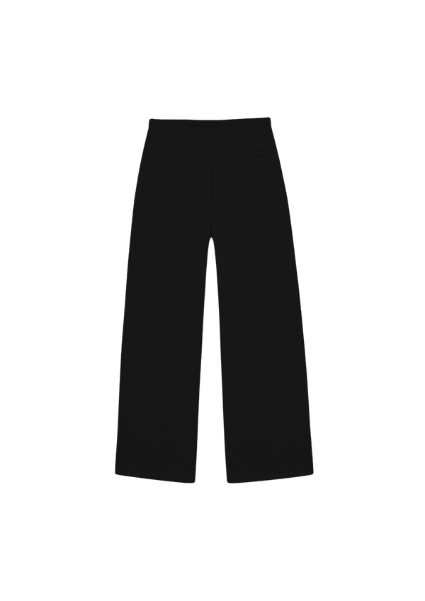 OPEN LEG JOGGER BLACK