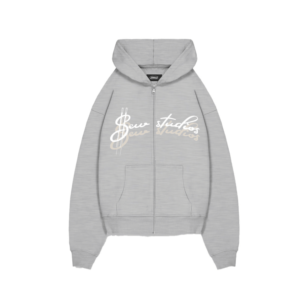 STITCHED LOGO ZIP-HOODIE 2.0