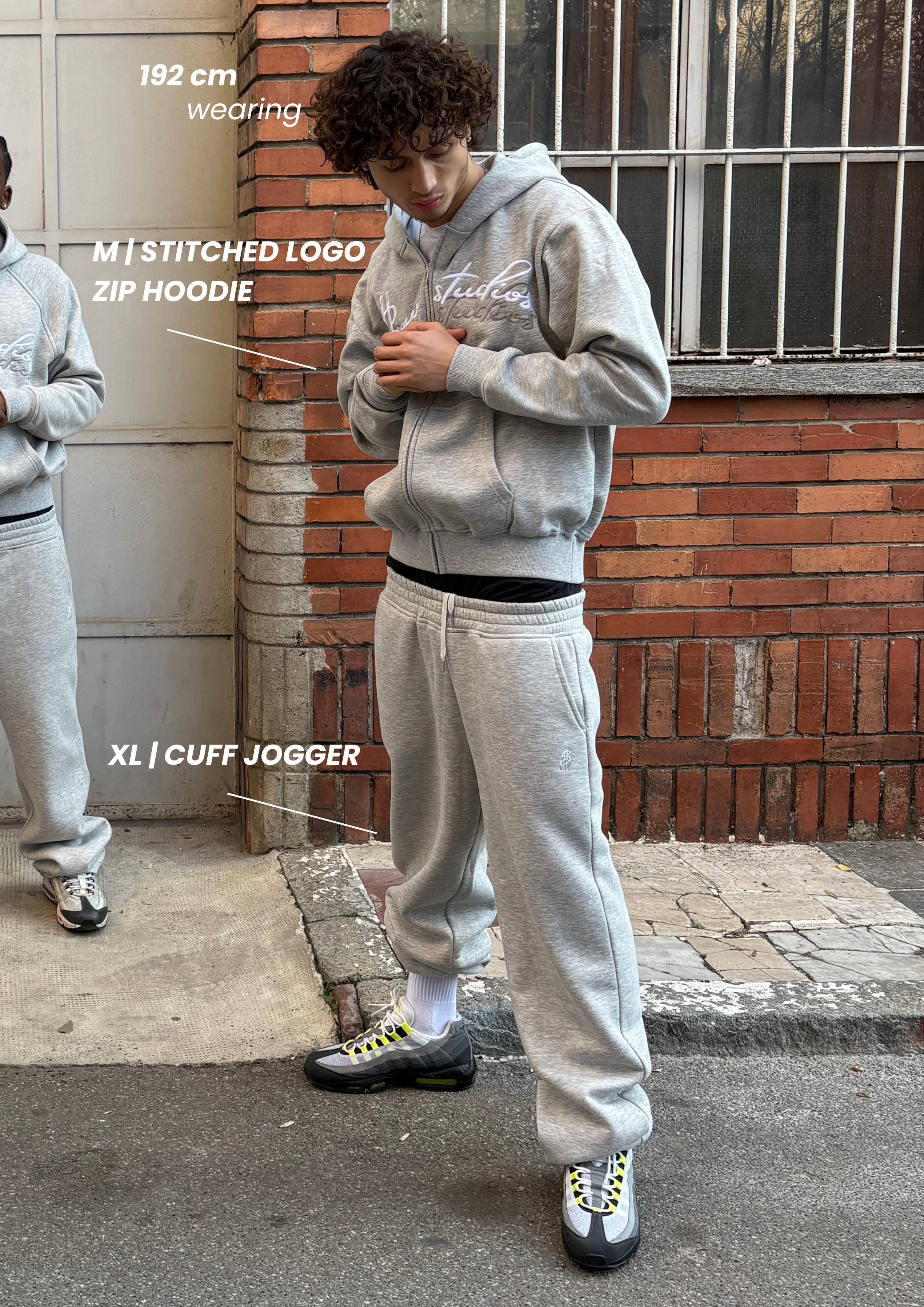 CUFF JOGGER GREY MELANGE